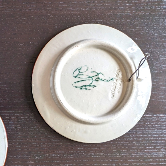 Vintage Spanish Andalusian Style Hand-Painted Ceramic Plate - 5.5 Inches - Picture 3 of 4